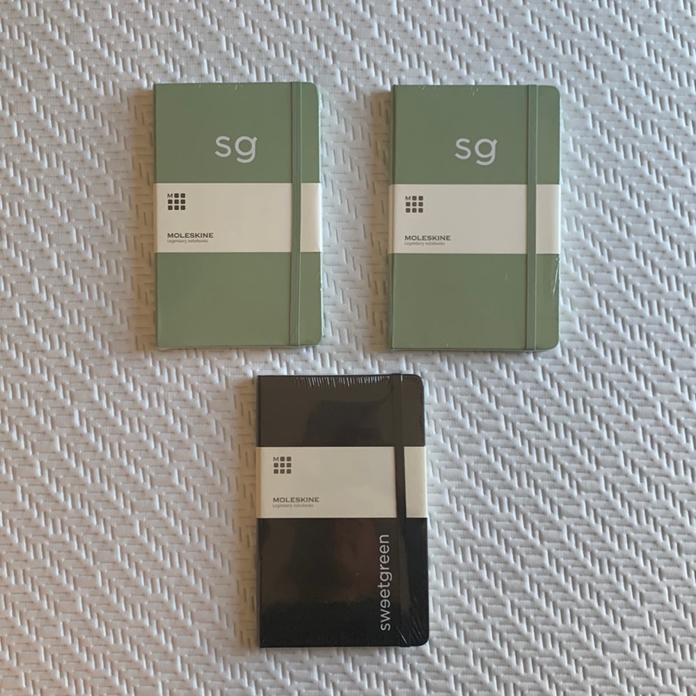 sweetgreen swag moleskine notebook bundle